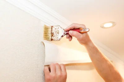 Pose de papier peint à Aiguilhe — revêtements muraux et toiles de verre